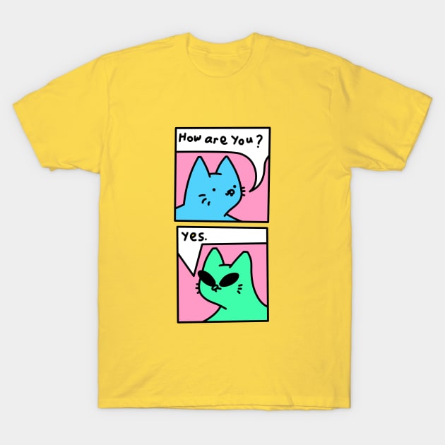 cool cat T-Shirt by kexa